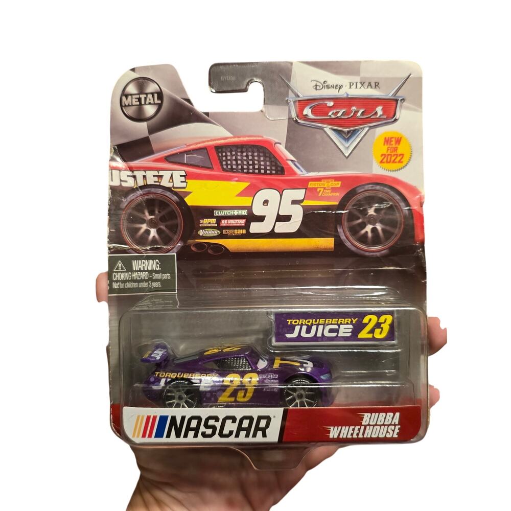 Disney Pixar Cars NASCAR Bubba Wheelhouse #23 Torqueberry Juice 2022 Diecast